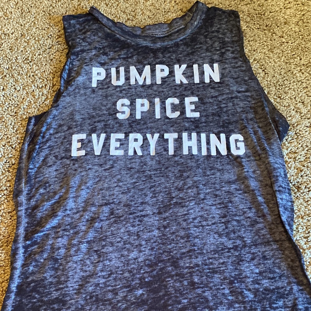 Pumpkin spice everything tank